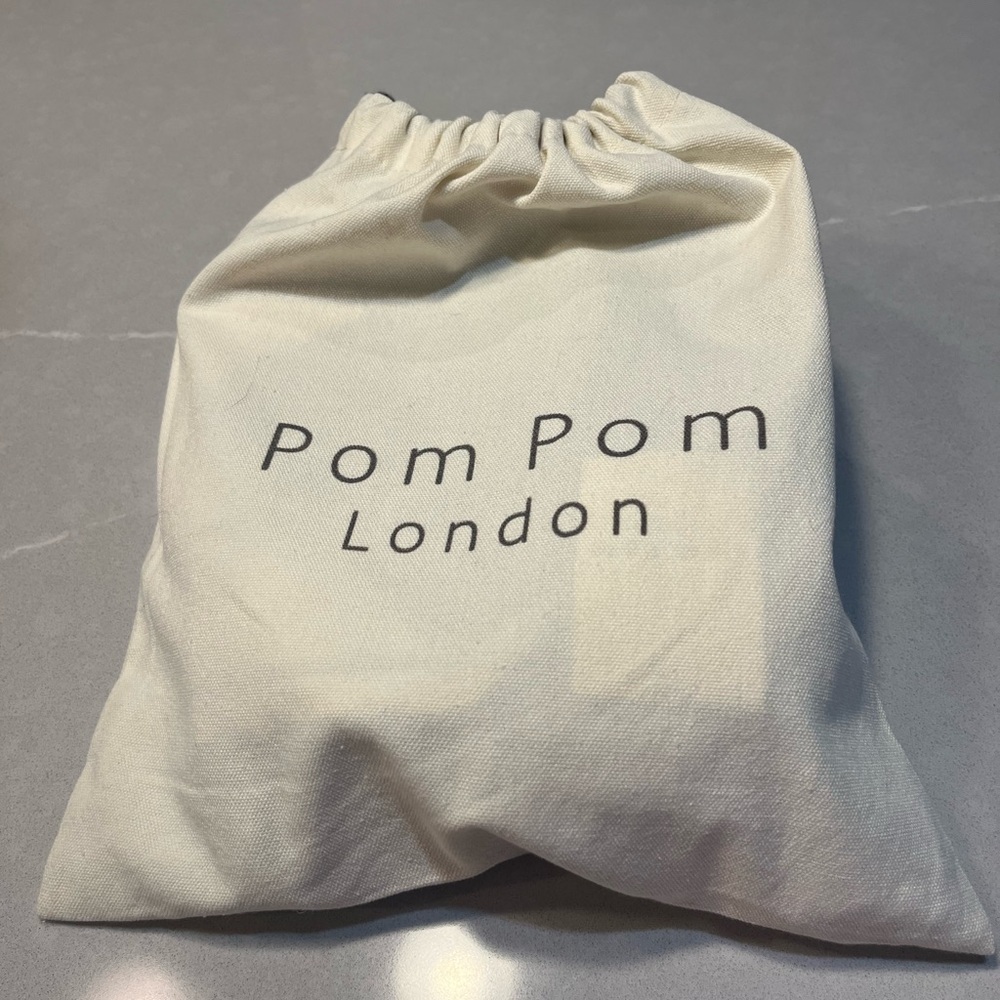 Pom Pom London Black suede